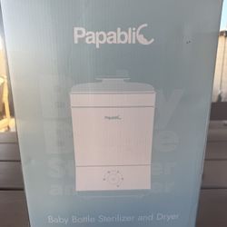 New Papablic Baby Bottle Sterilizer and Dryer Pro, Esterilizador De Biberones, Electric Steam Sterilizer for Baby Bottles, Pacifiers, and Pump Parts, 