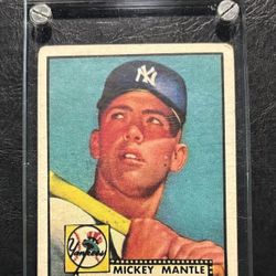 Mickey Mantle Topps  Aged Reprint 