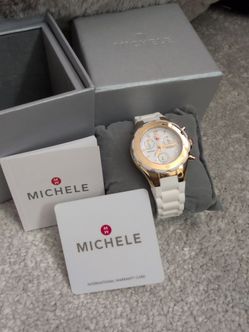 Michele Chronograph Watch with Box and Papers