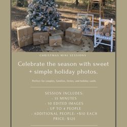 Christmas Mini Photoshoots