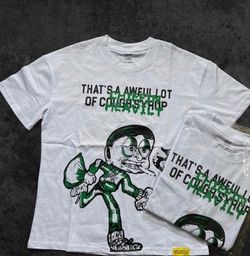 Awful Lot Of Cough Syrup white tee