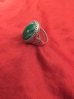 Size 7 silver ring