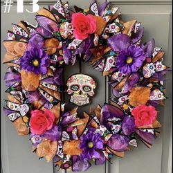 Day Of The Dead Wreath