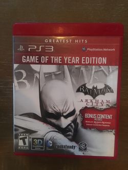 Sony PlayStation ps3 Batman Arkham city