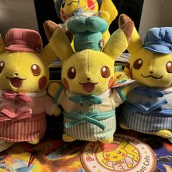 Pikachu Sweets Pikachu Plush Set