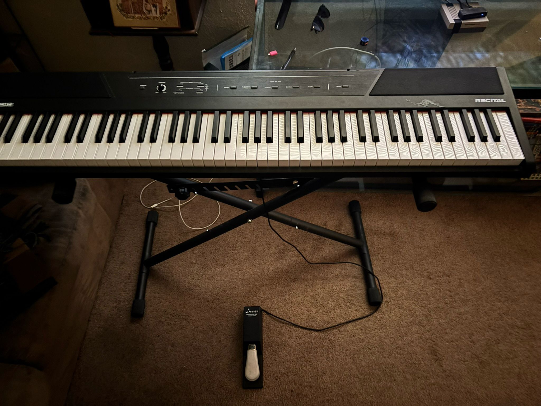 81 Key Alesis Reticle keyboard ,w/MIDI hookup