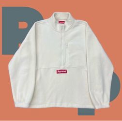 Supreme Polartec Half Zip Pullover (Large)