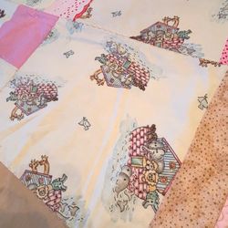 Handmade Noah’s Ark, Patchwork, Baby Blanket