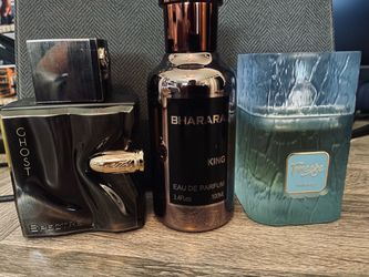 Men’s Fragrances 100ml – Bharara King, Spectre Ghost & Riiffs Freeze – $20 Each