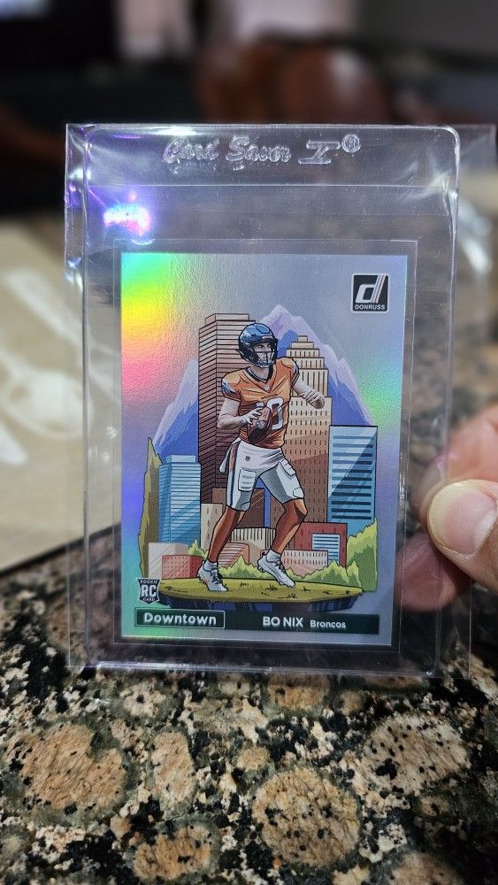 2024 Donruss Bo Nix Downtown
