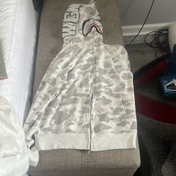 Bape Space Camo Shark Full Zip 