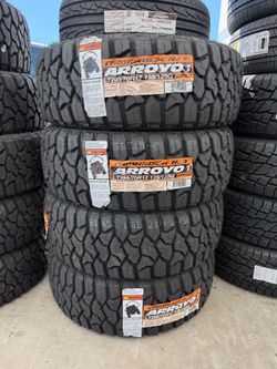 Lt 295/70R17 arroyo tamarock rt installation and balance include
