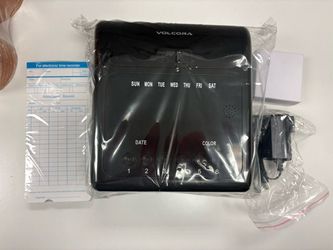 Volcora Employee Punch Time Clock Bundle - New/Open Box