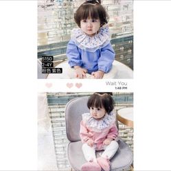 Shaped fart jacket, long-sleeved fart jacket, lace collar fart jacket, long shirt, elegant fart jacket, one-piece suit, triangle fart jacket