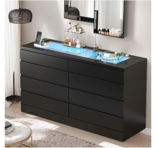 Dresser 8 Organizer Cabinet for Bedroom, Living Room