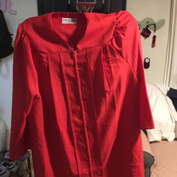 Red Graduation Gown (UNLV) Fits 5’6”-5’8”