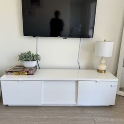 TV + lamp + TV stand + Plant 