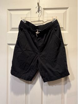 Sonoma Big Kids Classic Black Pull-On Drawstring Shorts, Size: 18/20