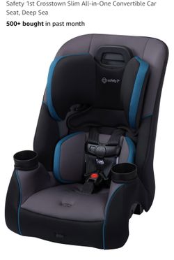 Safety 1st Crosstown Slim All-in-One Convertible Car Seat, Deep Sea