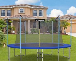 14Ft Trampoline Safety Enclosure NET REPLACEMENT ~NEW~Weather-Resistant ~ Costway