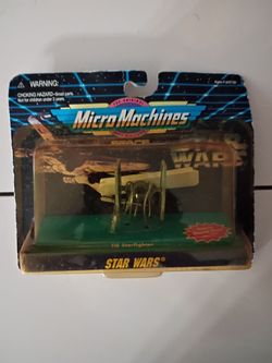 Vintage 1990s Galoob Star Wars Micro Machines Tie Starfigher