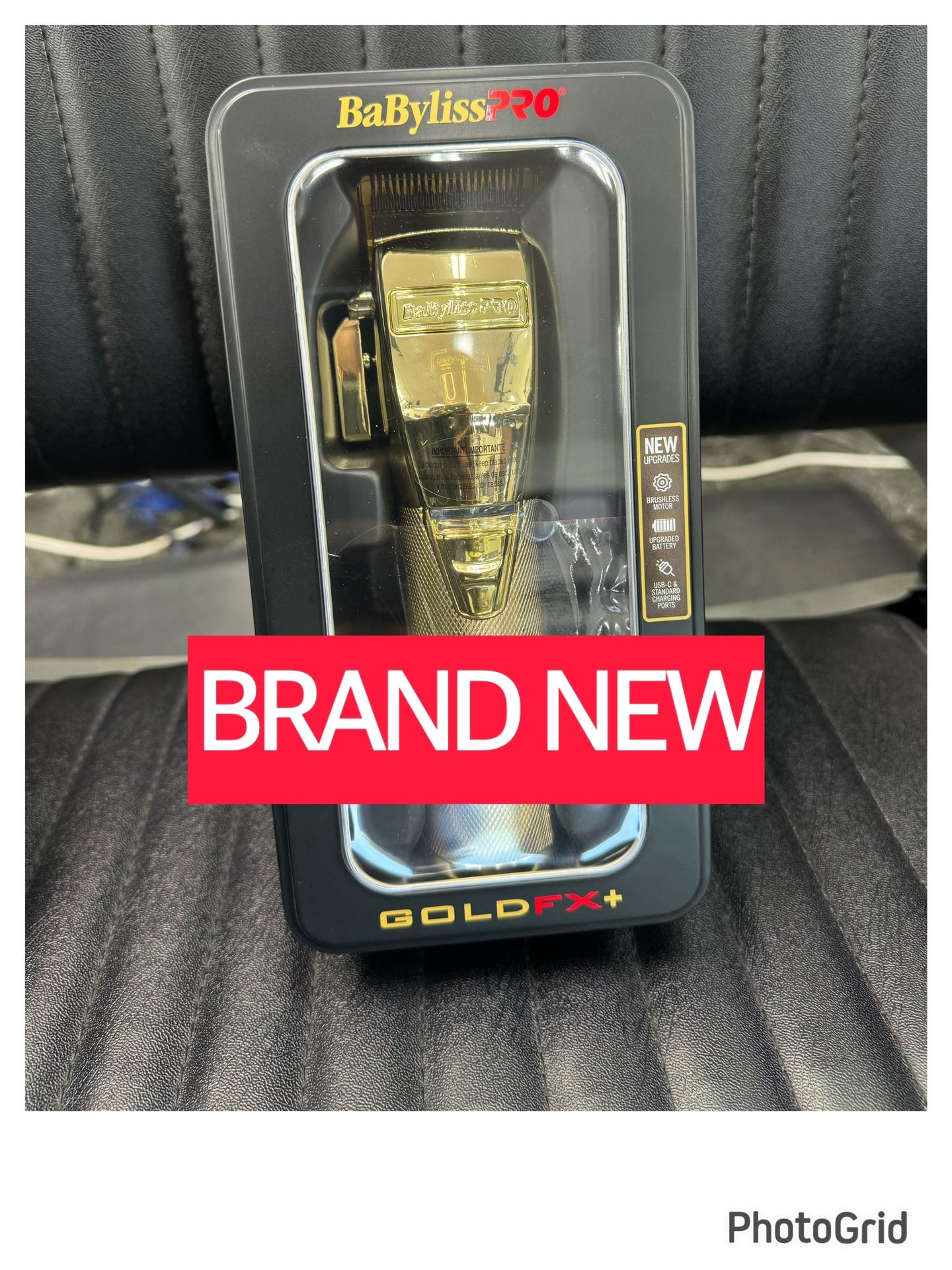 Babyliss Pro FX+ Cord/Cordless Hair Clippers for Men, All Metal Professional Barber, Lithium Battery, with 3-Hour Runtime