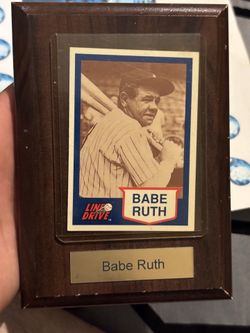 BABE RUTH COLLECTOR CARD