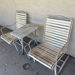 Free Chairs And Table