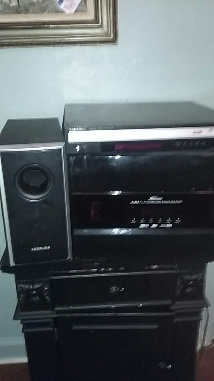 Receiver dvd and speaker Samsung