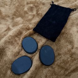 Brand New Basalt Hot Stones - Set Of 3