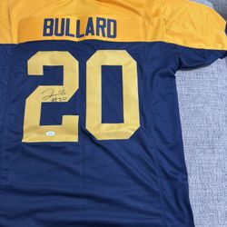 Javon Bullard Signed Autograph Custom Jersey - JSA Coa Sticker Only - Green Bay Packere