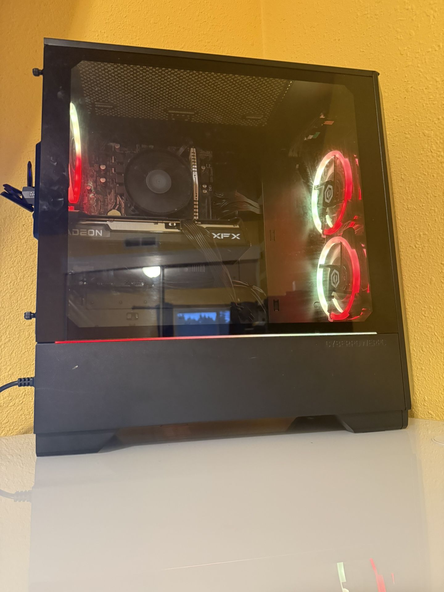 Gaming PC Setup | Ryzen 3 3100 | RX 6600 | 8GB RAM | 240GB SSD + 1TB HDD | 165Hz Monitor