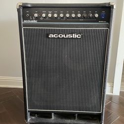 Acoustic B450 MKII 450-watt bass combo amplifier with dual 10” speakers.