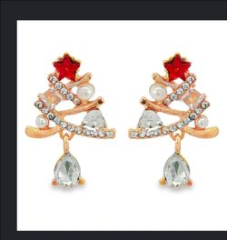 Christmas earings 3 different types