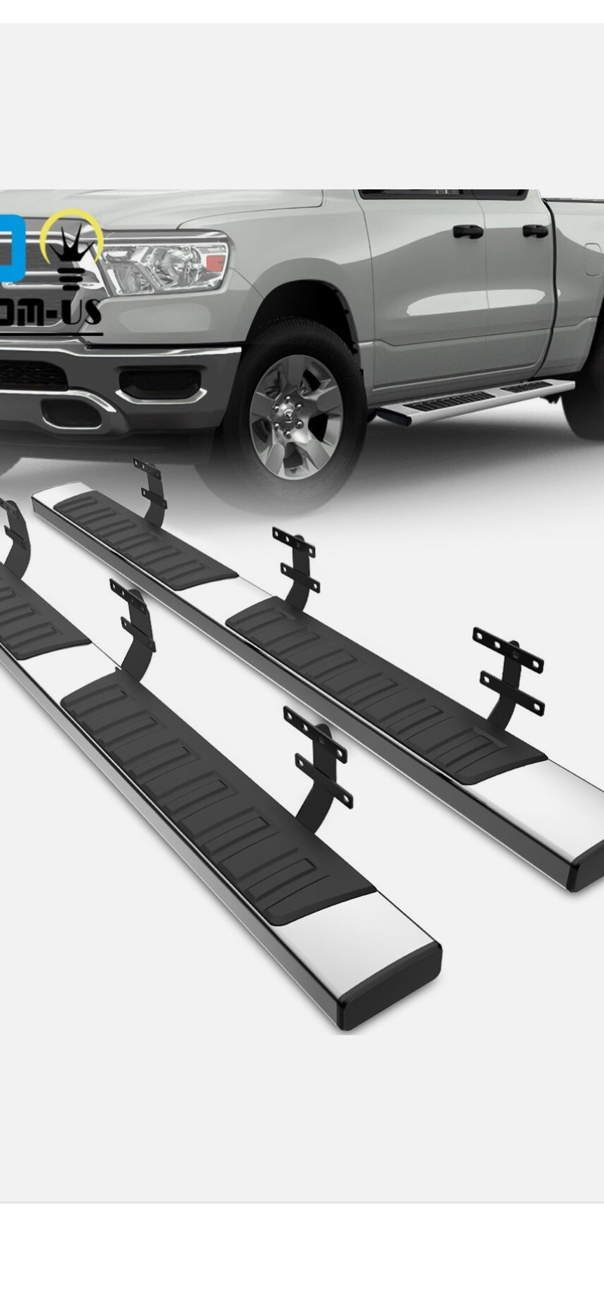 6" Running Boards for 2019-2025 Ram 1500