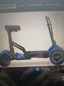 Fold up electric scooter  transportable 250