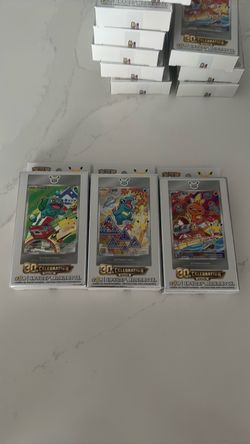 Pokémon TCG: 30th Anniversary Special Art Card Set Vol 1,2,3