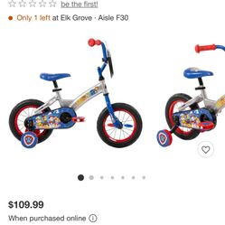 Paw patrol kids bike 