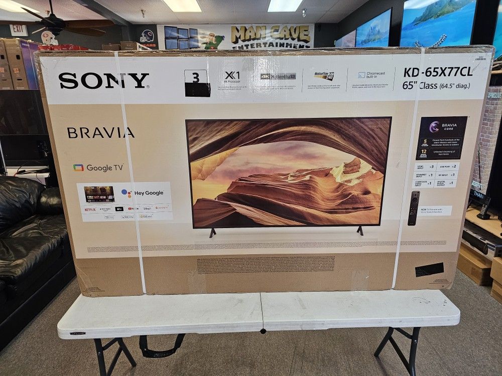 SONY 65 INCH BRAVIA 3 TV'S AVAIL 6-28 DIRECT LIT BLUETOOTH VOICE SERACH W/WARRANTY - PAYMENT PLANS