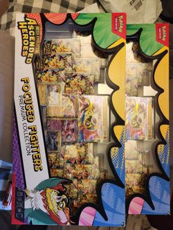 Pokémon TCG: Mega Evolution Ascended Heroes Focused Fighters Premium Collection. 2 available