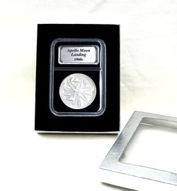 1960’s Apollo Moon Landing Silver Bullion 1oz .999 Fine Silver 