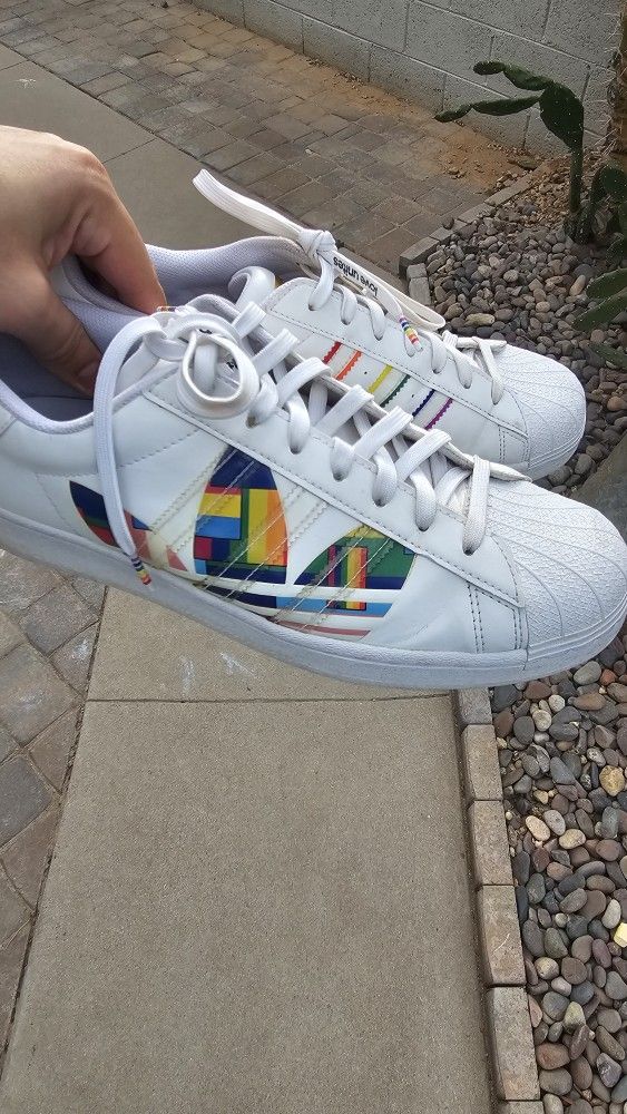 Adidas Superstar Pride "Love Unites" Mens Size 11