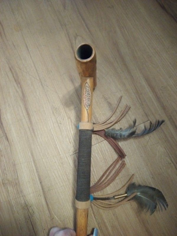 Functional Native American Peace Pipe