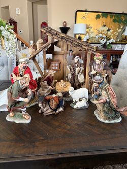 Sam’s Club  nativity  with lighted lantern