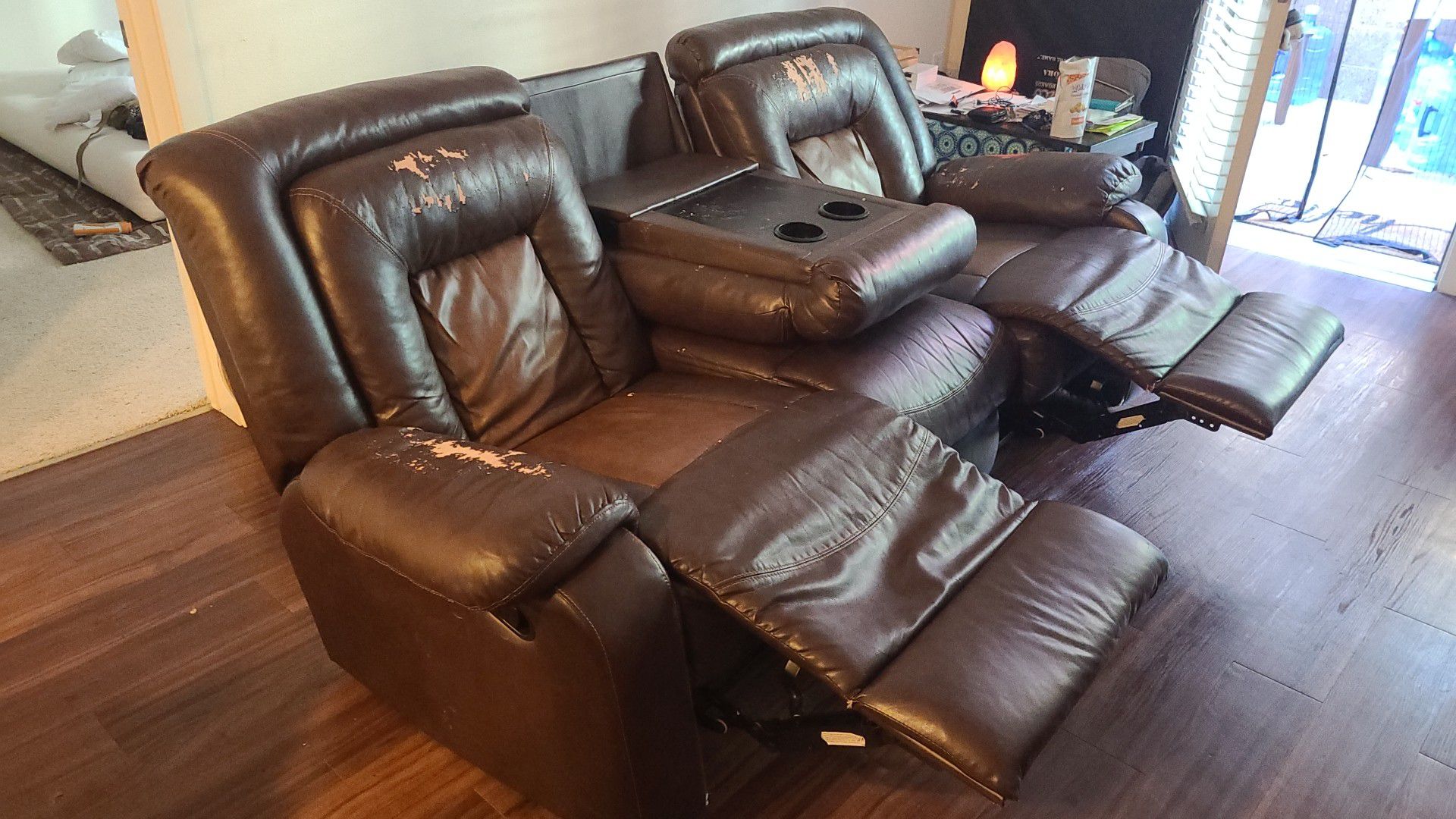 Free!! 3 seater couch with 2 recliners