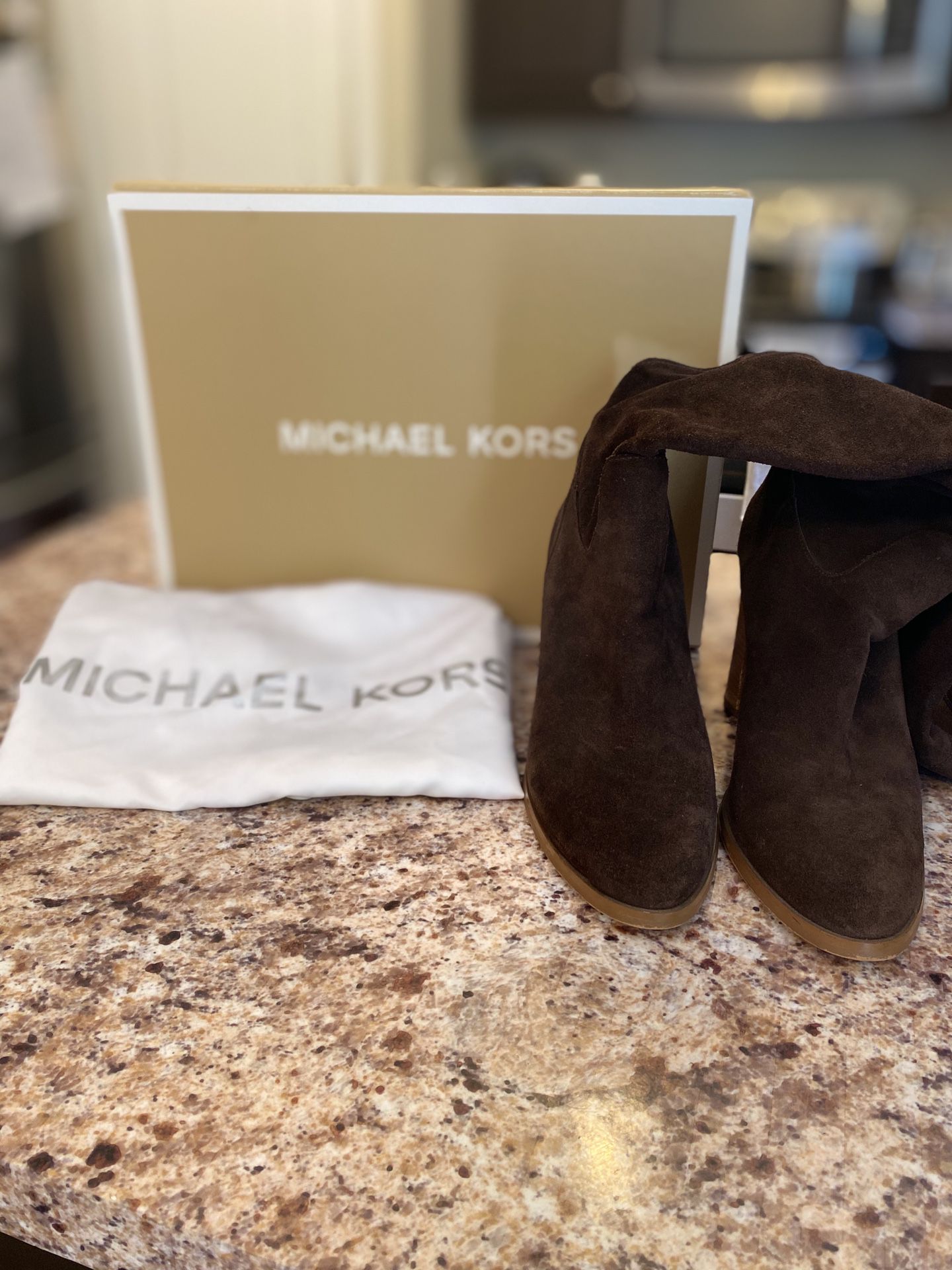 MICHAEL by Michael Kors Suede Thigh High Boots