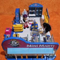 Zuru Mini Brand Mini Mart Store & Board Game & Dolls