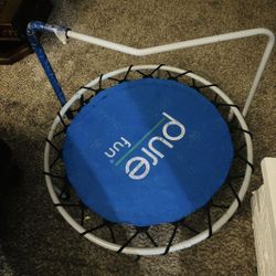 Pure fun 40" Inch TRAMPOLINE FOR KIDS INDOOR AND OUTDOOR WITH EXTRA ROPE For Kids