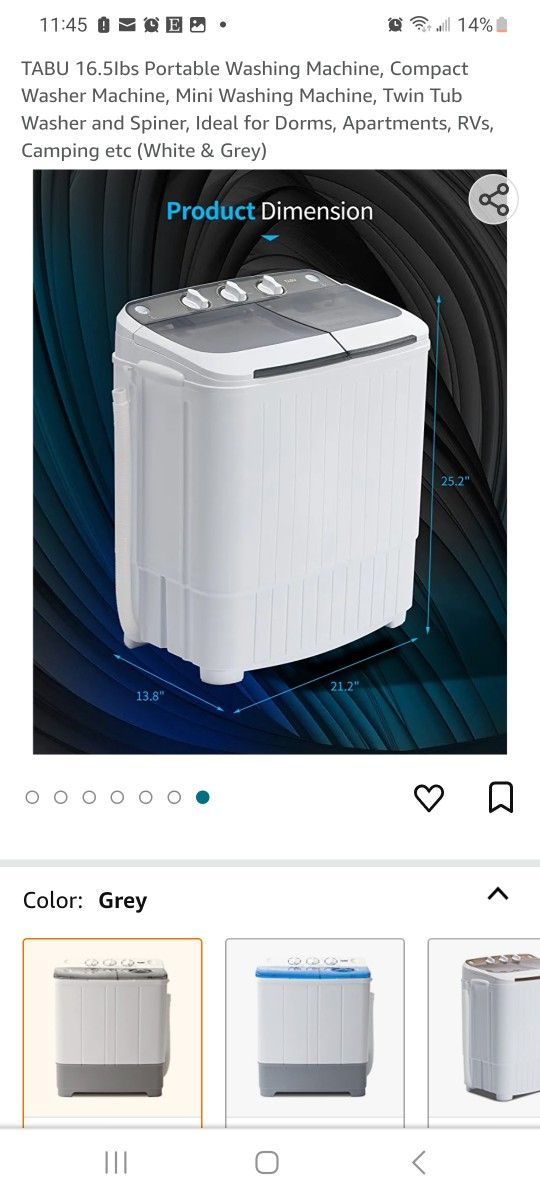 Brand New Dual Portable Washing Mashine