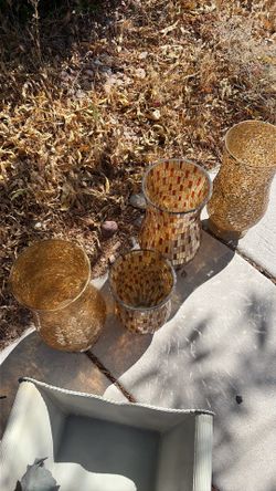 Large candle holders